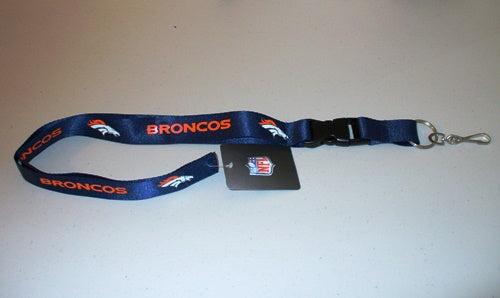 Denver Broncos Lanyard With Safety Fastener