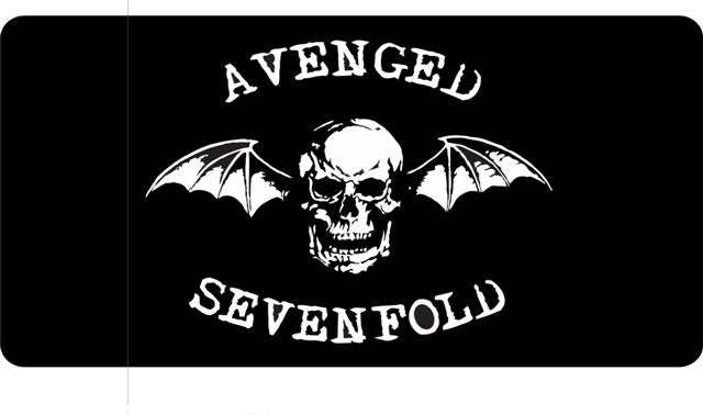 Avenged Sevenfold On Black Photo License Plat