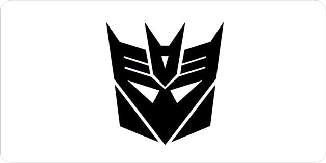 Decepticon Photo License Plate