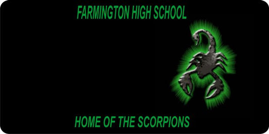 Farmington High School Photo License Plate