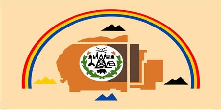 Navajo Flag Photo License Plate