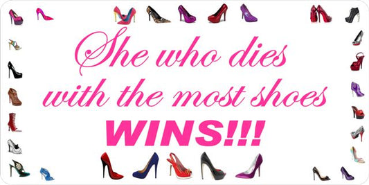 Shoes Photo License Plate