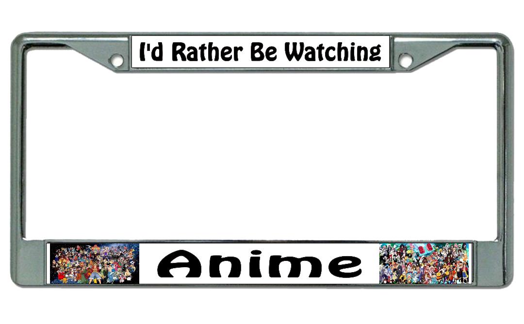 License Plate Covers Anime
