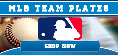 MLB Team License Plates